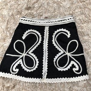 Black & white skirt